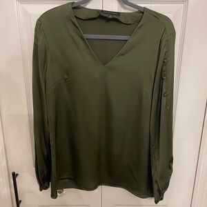 Banana Republic Deep Olive Blouse